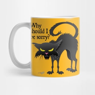 Not Sorry Cat Mug